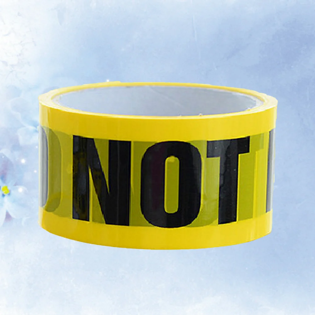 

DO NOT ENTER Tape 1Pc, 2500x48cm Safety Yellow Warning Tape Adhesive Barricade Tape with Black Font Waterproof Floor Tape