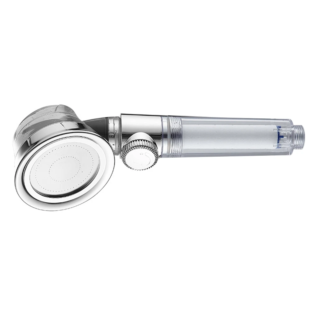 

Насадка для душа с увеличением давления, ручная Лейка для душа 20 мм, пластиковый распылитель для водяной ванны с серебристым и прозрачным покрытием