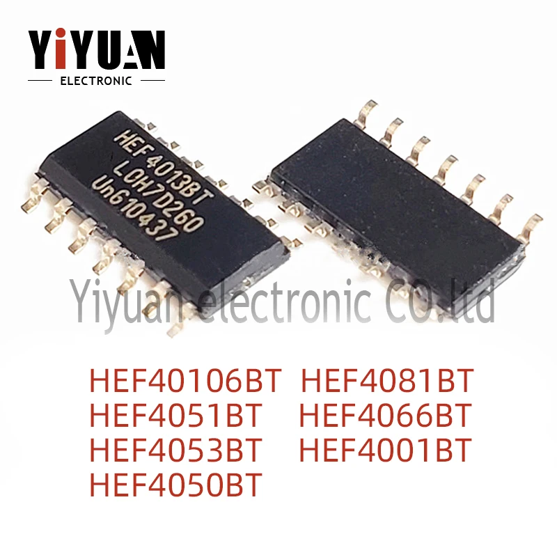 

10PCS NEW HEF40106BT HEF4081BT HEF4051BT HEF4066BT HEF4053BT HEF4001BT HEF4050BT Logic Chip