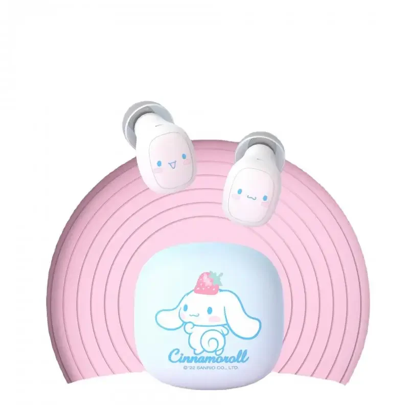 Sanrio Hello Kitty Melody Cinnamoroll Bluetooth наушники милая беспроводная гарнитура спортивные с