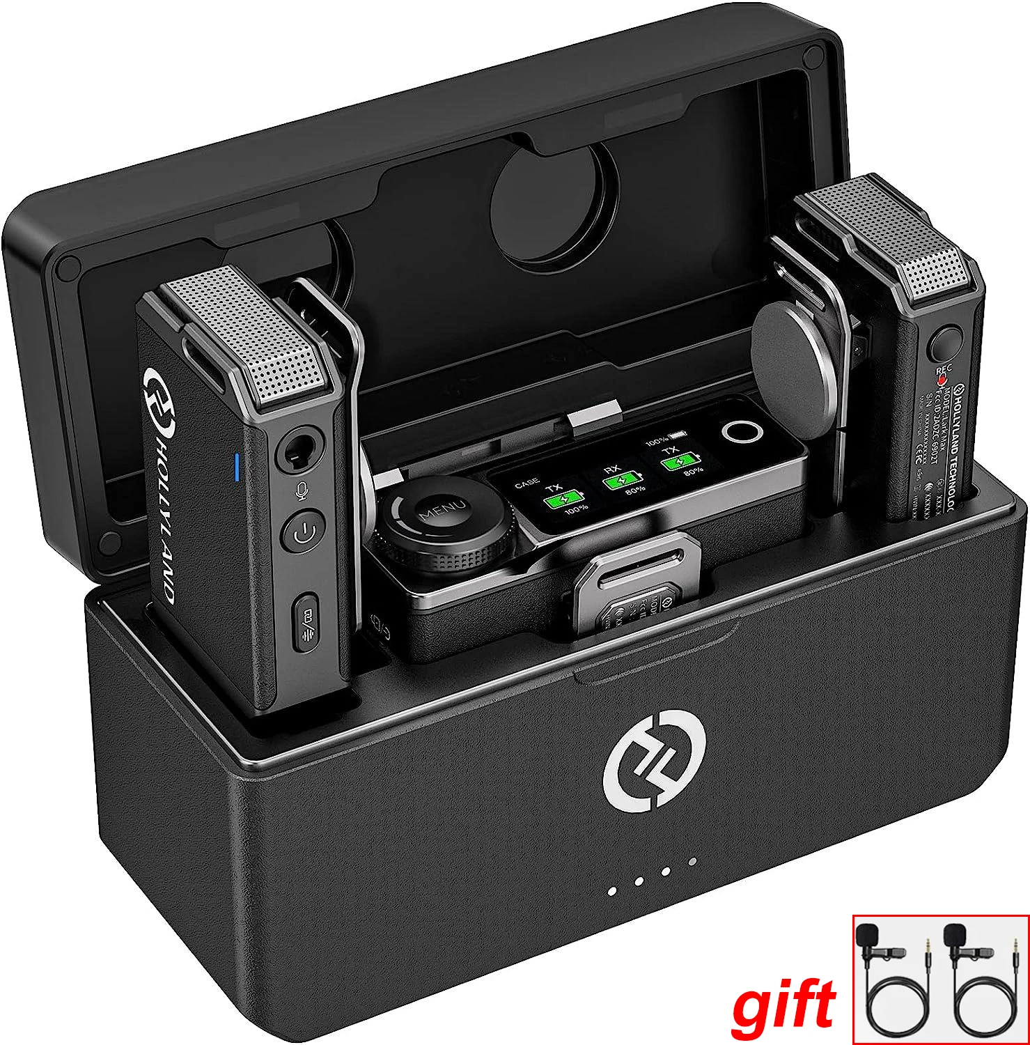 Беспроводной петличный микрофон Hollyland LARK max Duo - ТОП 100 товаров марта