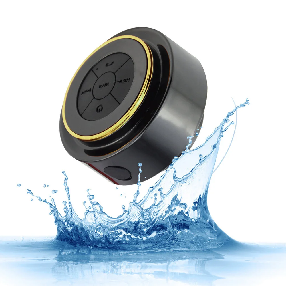 

F012 LED wireless Bluetooth speaker Bluetooth 5.0 waterproof IPF7 Shower Room Genuine Factory best sell Clearance Sale