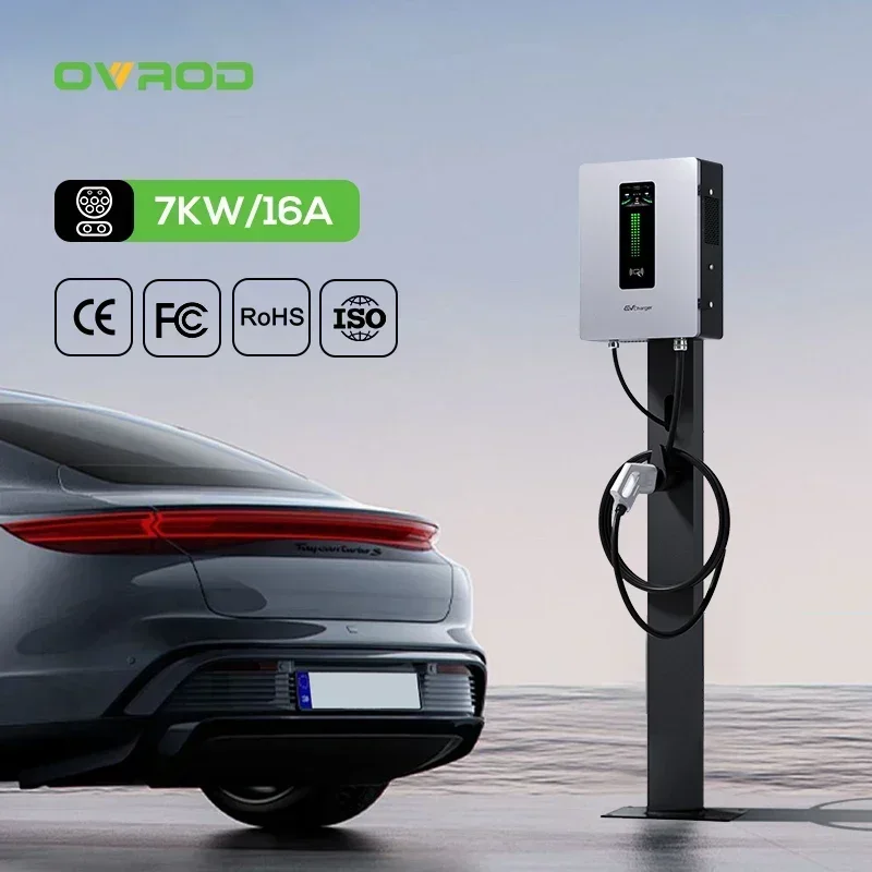 Зарядное устройство Ovrod Wallbox 7 кВт Ccs2 зарядная станция Wi-Fi управление через