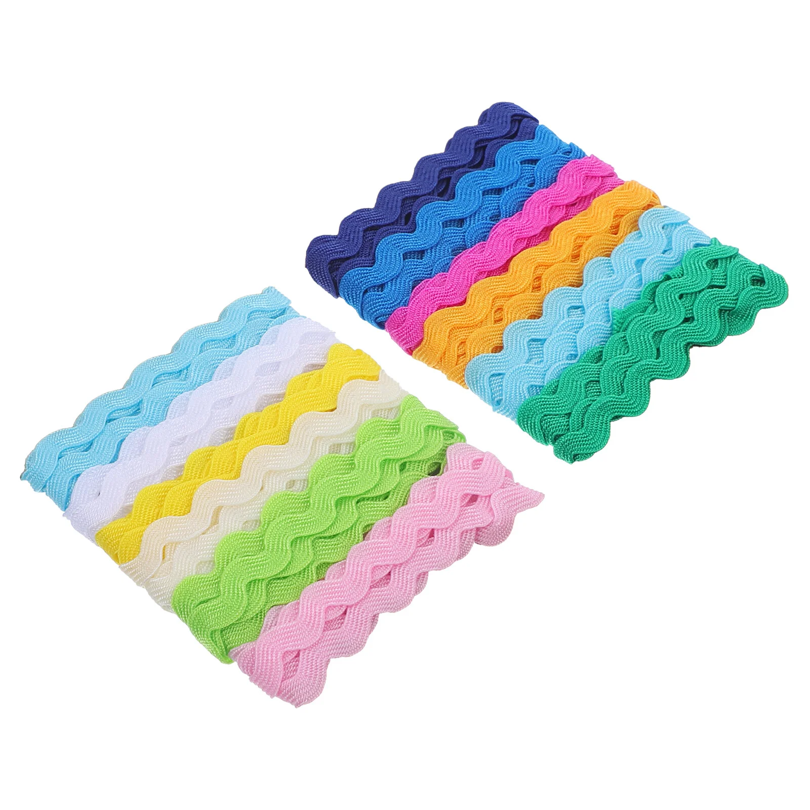 

2 wide rick rack Roll 8mm Ribbon Trim Fabric Wavy Clothes Dress Trim Fabric DIY Sewing Trim for Bags Blouses Caps 6 Yards Color