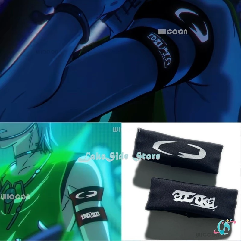 ALIEN STAGE Round 7 Blink Gone Till Cosplay Costume Wig Armband Prop Necklace Decoration Idol Green Vest Pants Performance Party