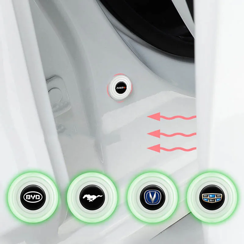 4 шт. светящиеся противоударные накладки на автомобильные двери для Hyundai Tucson 2021