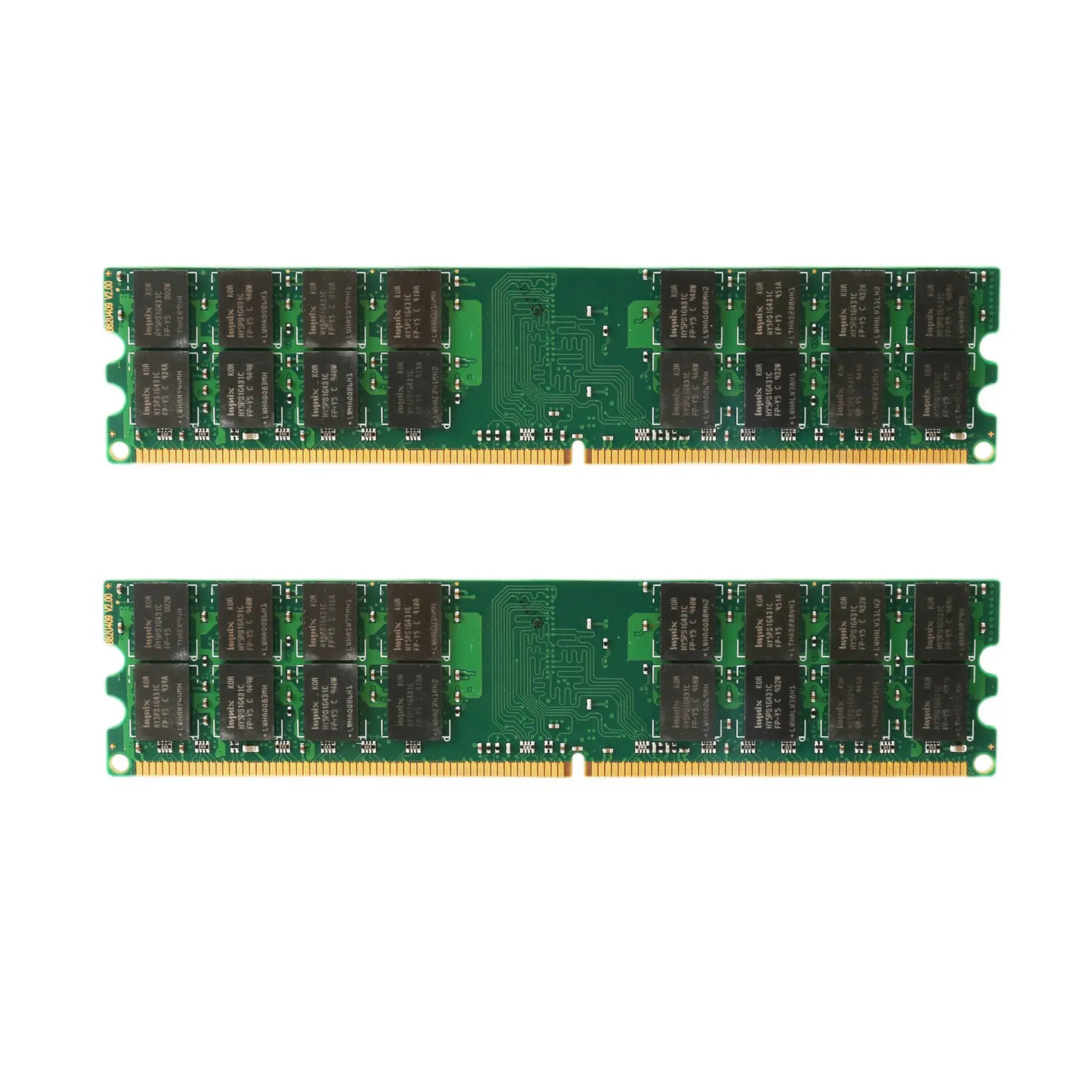 

2X 4GB DDR2 Ram Memory 800Mhz 1.8V 240Pin PC2 6400 Support Dual Channel DIMM 240 Pins Only for AMD