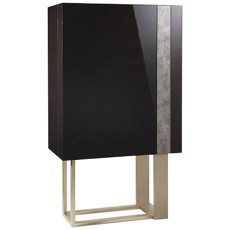 

American Light Luxury Wooden Sideboard Minimalist Integrated Wine Wine Storage Cabinet Suitable for Villa Hotel Restaurants