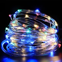 led fairy lights copper wire string 12510m holiday outdoor lamp garland for christmas tree wedding party decoration