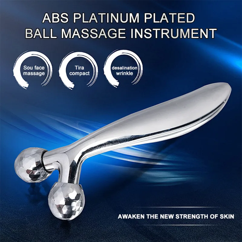 

3D Roller Massager Y Shape 360 Rotate Thin Face Body Lift Shaping Relaxation Lifting Wrinkle Remover Facial Beauty Massage Tool