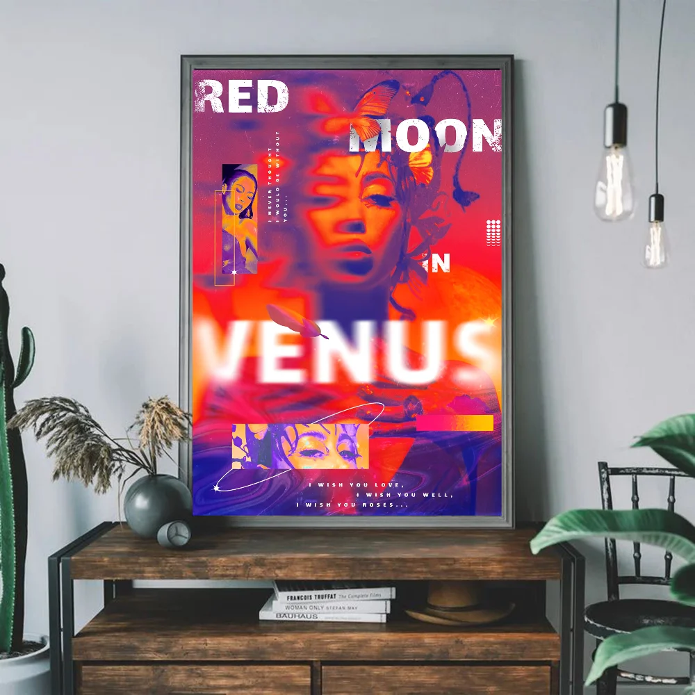 K-Kali U-Uchis хорошее качество принты и постеры винтажная комната домашний бар кафе