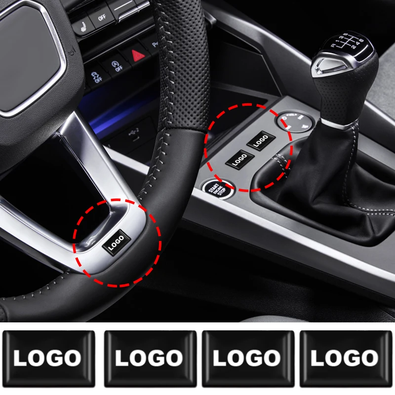 

10PCS Car Epoxy Resin Sticker Waterproof Emblem Badge Decals Auto Styling For Toyota Camry Chr Corolla Rav4 Highlander Etc