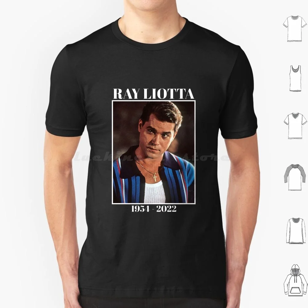 

Майка с принтом Ray Liotta с надписью «отдыха в спокойствии», 6xl
