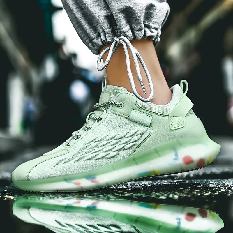 Running Shoes Men Air Cushion Outdoor Breathable Fitness Sneakers Men Lightweight Gym Trainers Casual Sport Zapatillas 2022