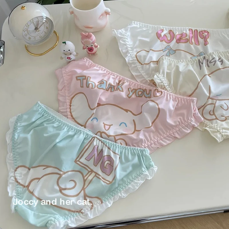 

Sanrio Underpants Kawaii Cinnamoroll Briefs Anime Cartoon Soft Anime Triangle Underwear Cute Student Panties Girls Birthday Gift