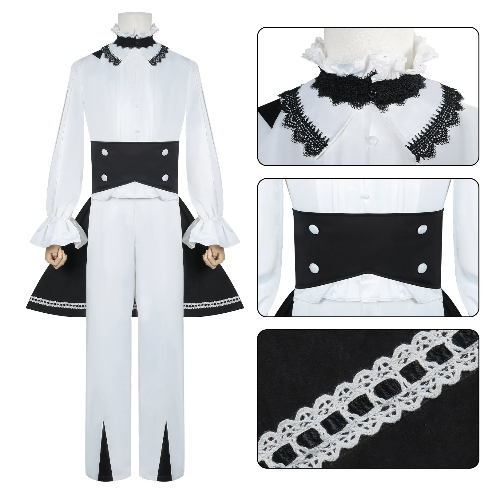 VOCALOID KAITO Косплей Костюм Виртуальная Певица Взрослый Мужской Идол Представление