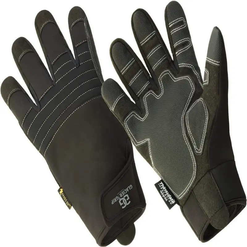 

Men's Glacier Grip Premium High Performance Gloves, Anti-Slip Grip, Thinsulate Lined, 100% Waterproof