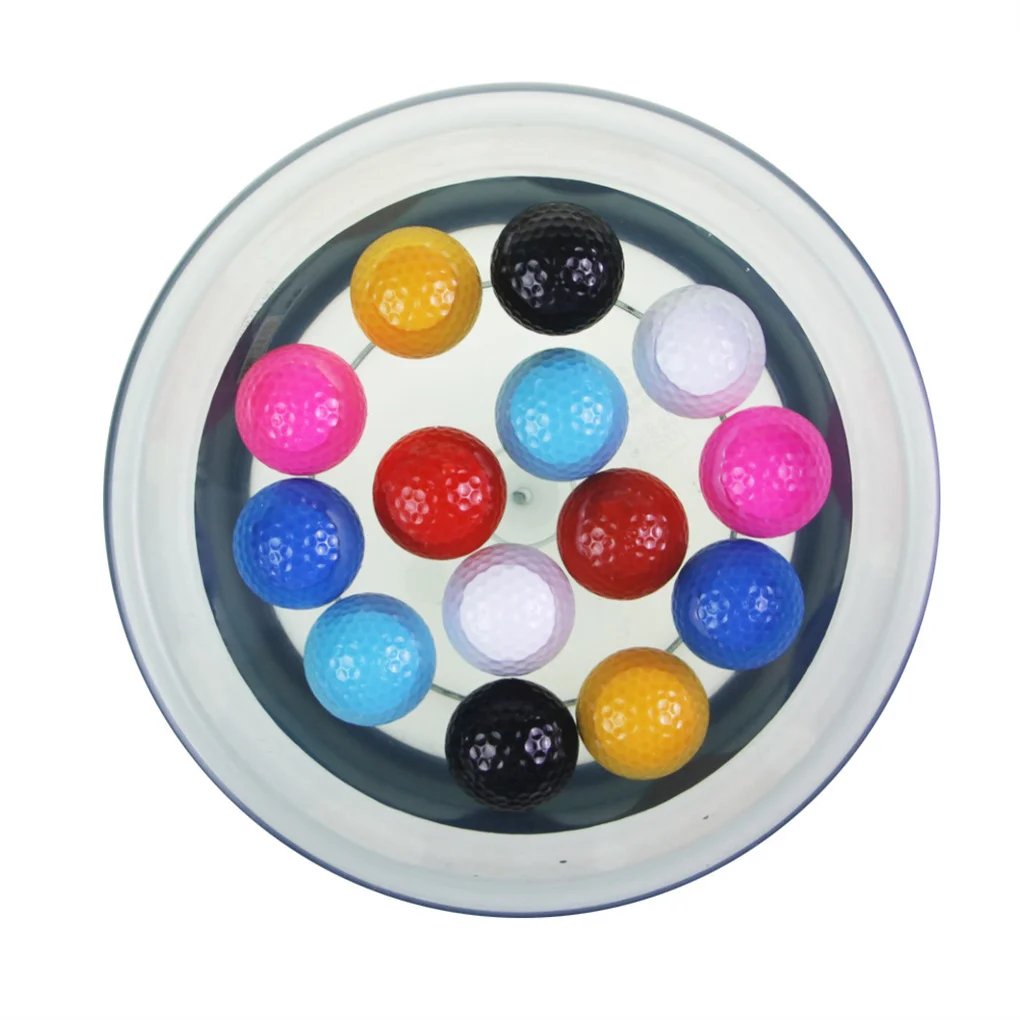 

1 Set Golf Balls Colorful Small Portable Training Sports Practice Floating Ball for Trainers Practicer Users Men