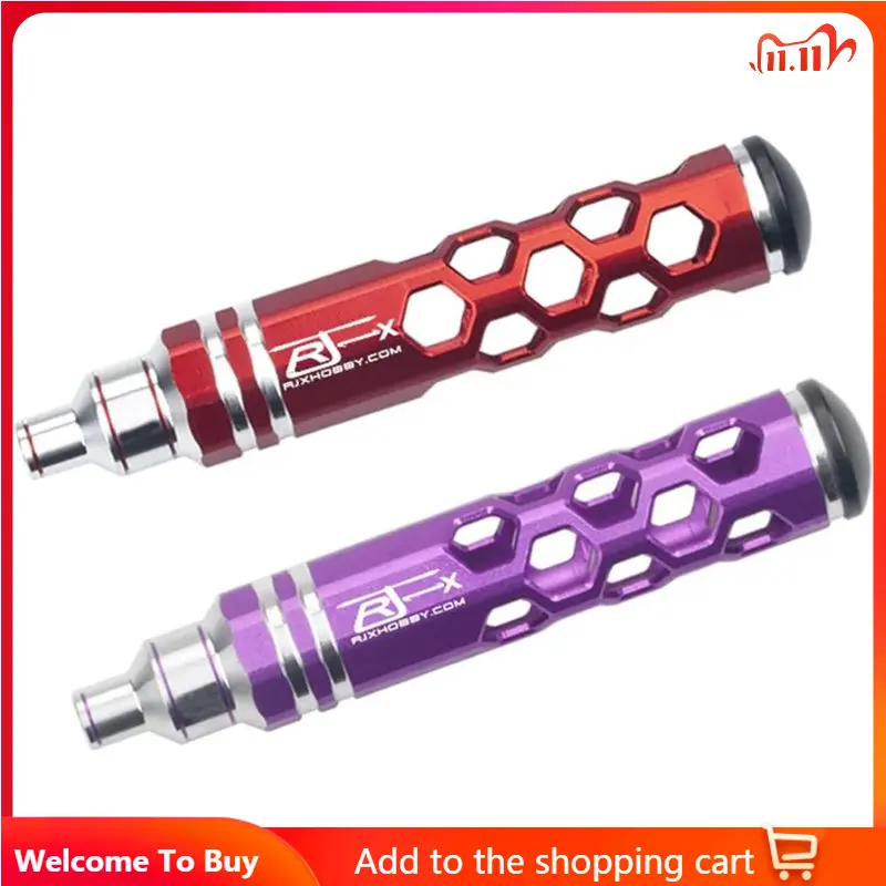 

RJX 6.35mm Hex Screwdriver Handle Screwdriver Set 1.5/2.0/2.5/3.0mm For RC Models Car Boat Airplane Repair Tool