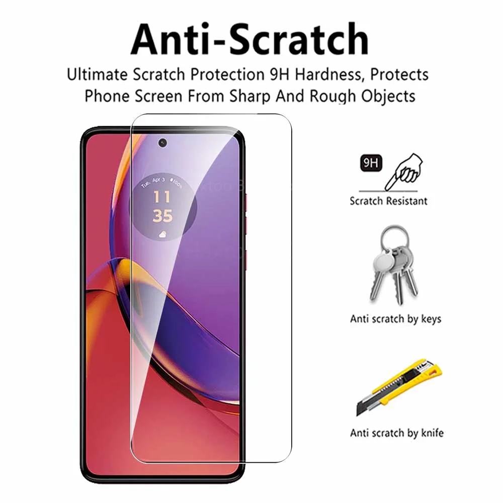 Защитное стекло для Motorola Moto G84 G54 G34 G24 G14 G04 G04S G32 G72 E13 5 шт. защитная пленка из