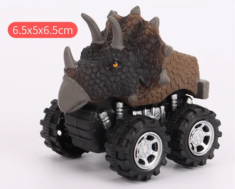 Игрушечные автомобили-динозавры из пластика
