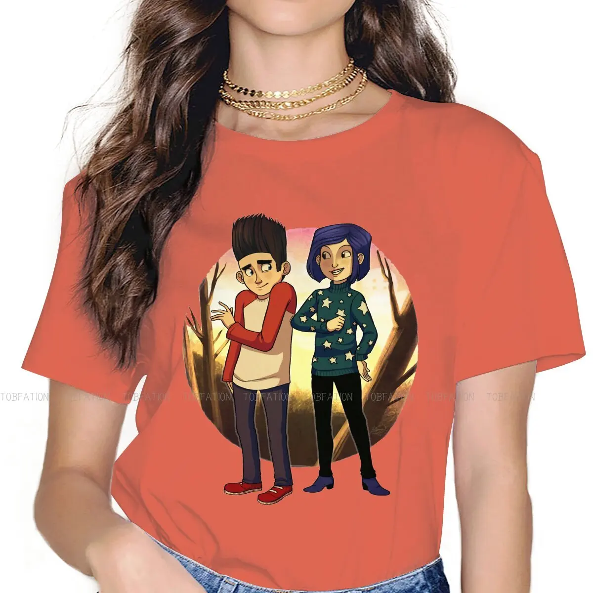 

Good Friend Special TShirt for Girl ParaNorman Comedy Thriller A Boy With Psychic Abilities Comfortable Creative Gift Idea