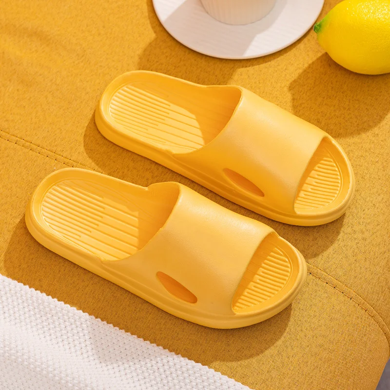 2023 Fashion Women Summer Soft Slippers Thick Platform Bathroom Home Men Indoor Non-slip Anti-slip Female Cloud Cushion Slides