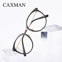 caxman glasses frame for women fashion vintage round ultralight eye myopia prescription eyeglasses
