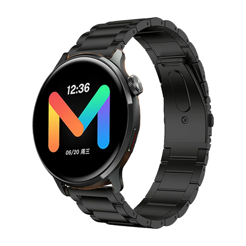 

Ремешок из нержавеющей стали для Mibro Lite 2/Lite/C2/Color, аксессуары для смарт-часов, металлический браслет для Mibro X1/A1, 20 мм 22 мм