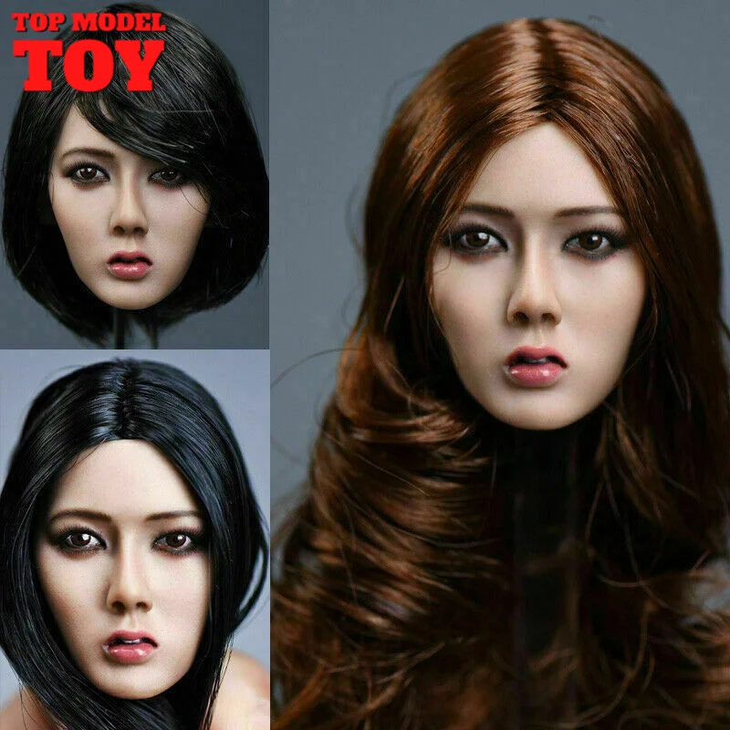 Экшн-фигурка YMTOYS 1/6 фигурка женщины азиатской звезды Xiu с длинными короткими