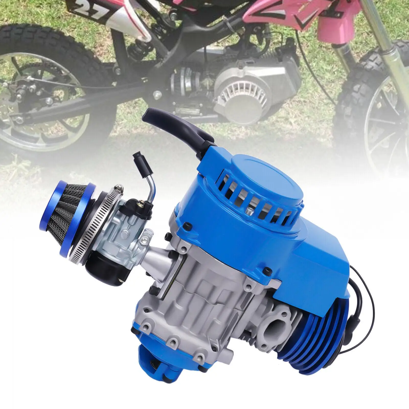 

2 Stroke Racing Engine Motor 49/50cc For Pocket/Quad/Dirt Bike Mini ATV Scooter
