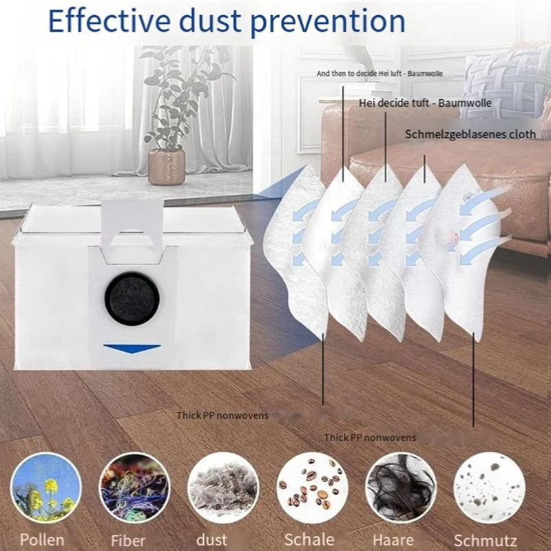 LICG для Ecovacs Deebot T30/T30 Max/T30 Pro аксессуары тканевый мешок швабры пыли запасные части