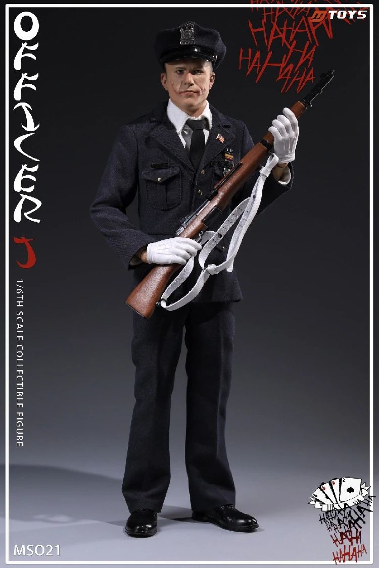 

In stock Mtoys MS021 1/6 Police Clown Figure Model 12'' Male Joker Action Doll Full Set Toys