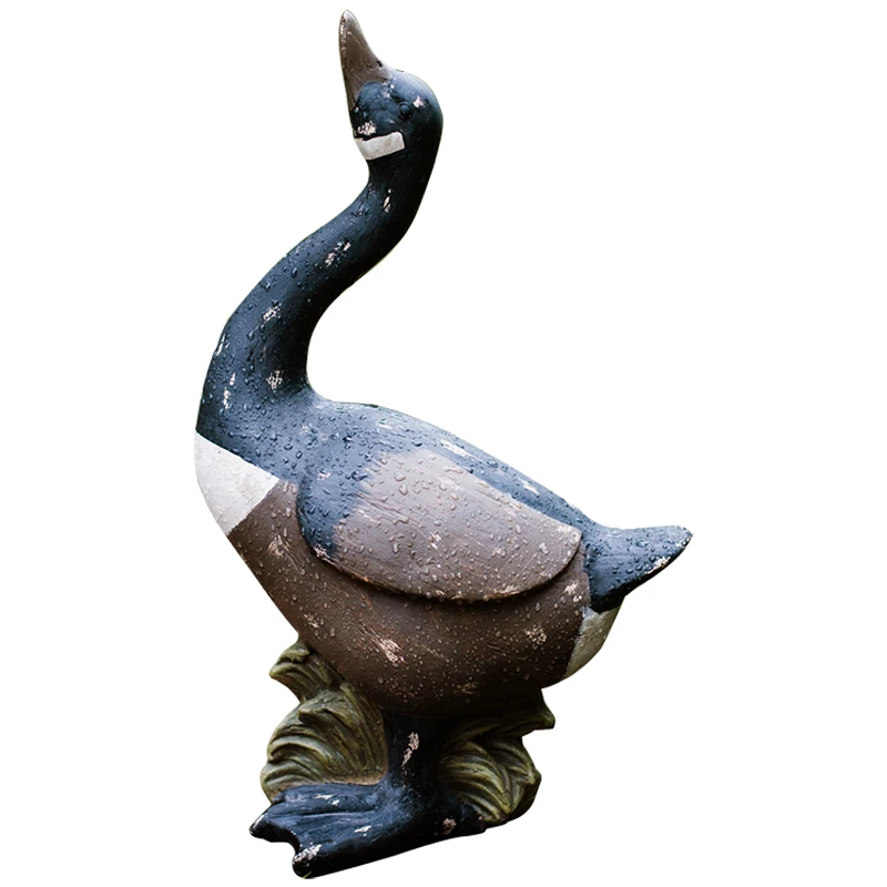 

Outdoor Garden Decoration Simulation Goose Country Retro Large Animal Decoration Villa Courtyard Sculpture Landscape