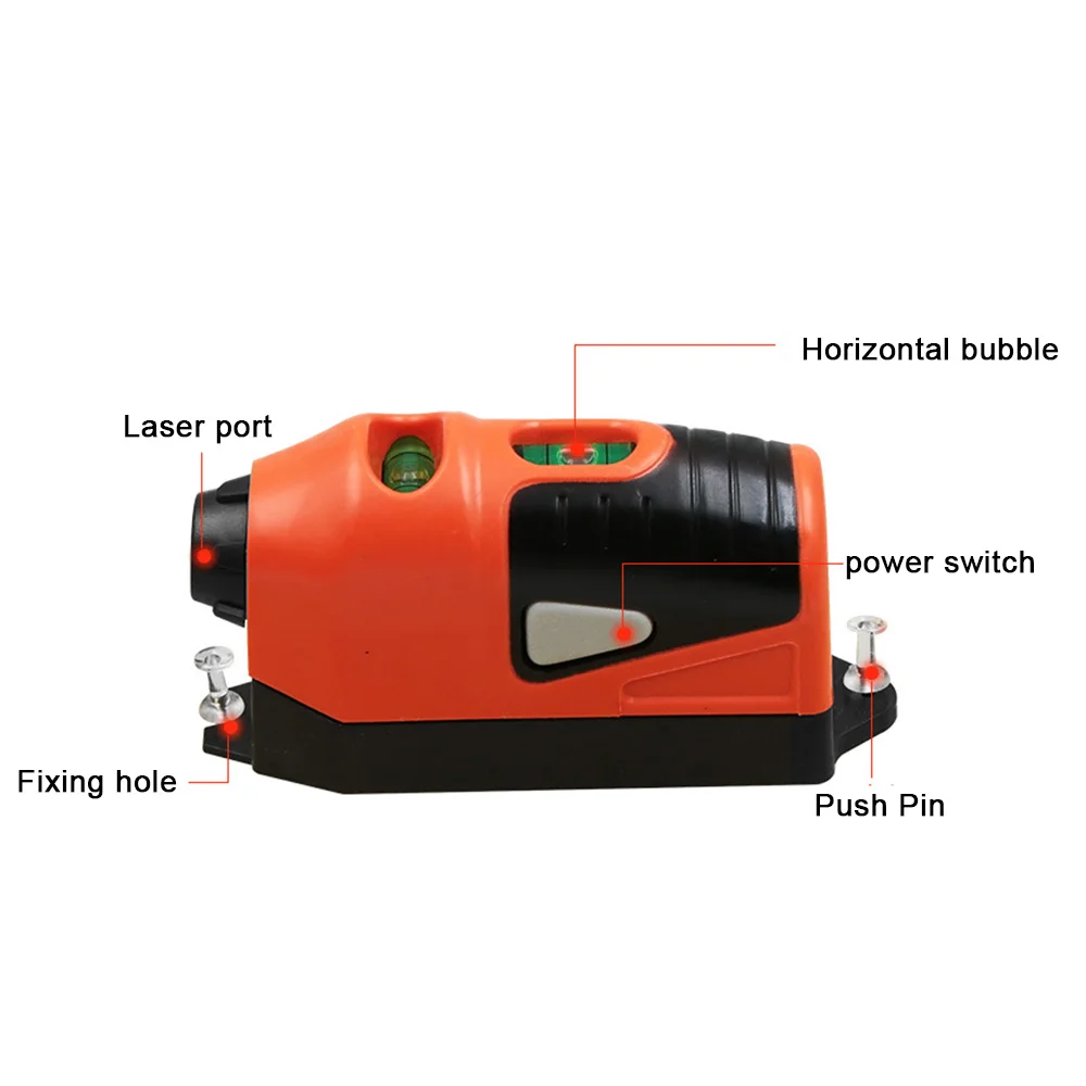 

Line Laser Level Portable Battery Powered Laser Level Measuring Tool Durable Easy Operation Laser Distance Meters Dropship