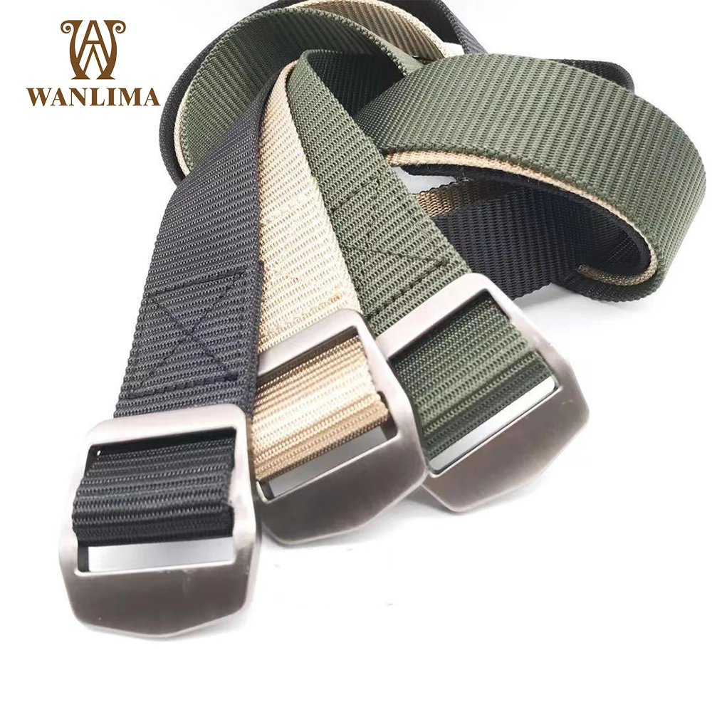 

Wanlima 125cm Nylon Waist Belt for Trousers Mens Women Sports Quick Drying Durable Waistband
