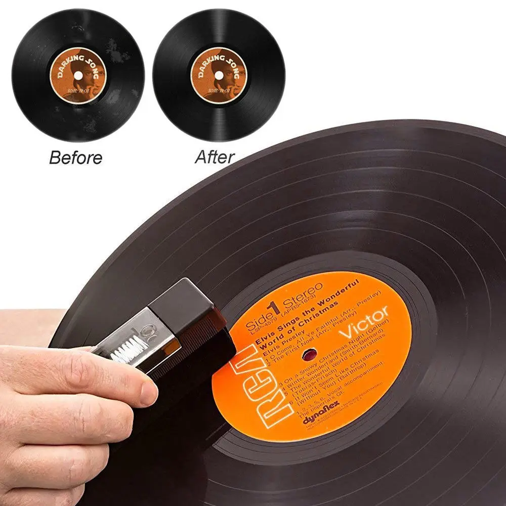 

Vinyl Record Cleaner Anti Static Cleaning Brush Dust Remover Kits for Turntables