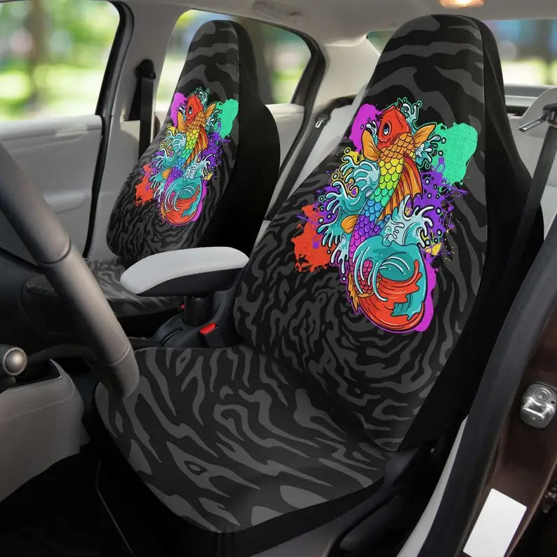 

Koi Fish Car Seat Cover, Cool Car Seat Covers, Vehicle seat covers, Vehicle seat cover, Suv seat covers, Car seat cover for vehi