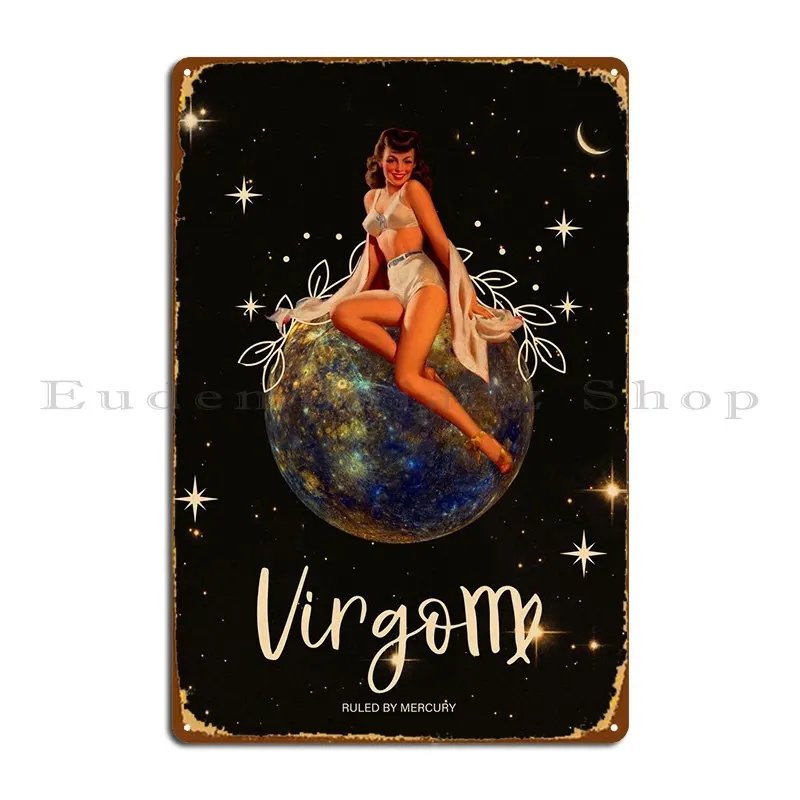 

Дева металлический знак кинотеатр Настенный декор бар Железный кинотеатр жестяной знак плакат