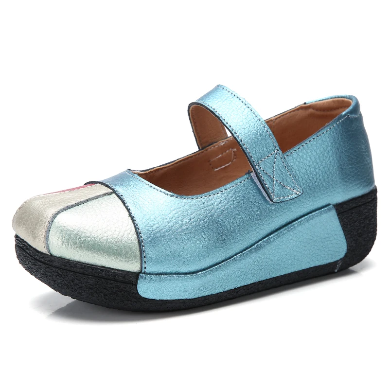 

Туфли-лодочки женские из коровьей кожи, на среднем каблуке