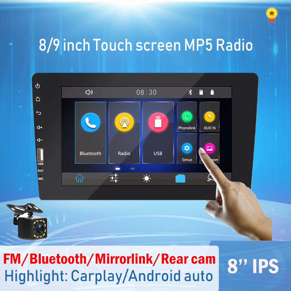 

Universal Car Radio Multimedia Video Player 2Din Carplay Mirror-link Touch Screen BT FM Car Audio MP5 Player For Toyota Nissan