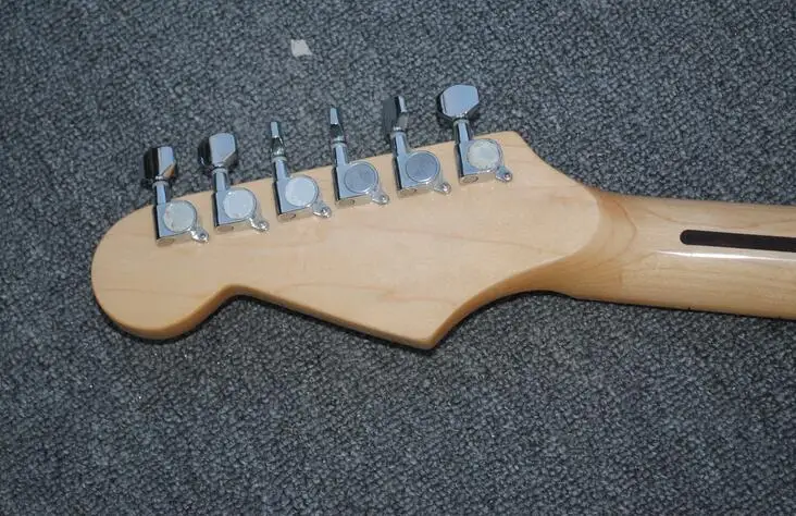 Richie Sambora Signature White ST Electric Guitar Maple Neck &amp Fingerboard Star Inlay SSH Pickups Locking Tremolo Tailpiece |