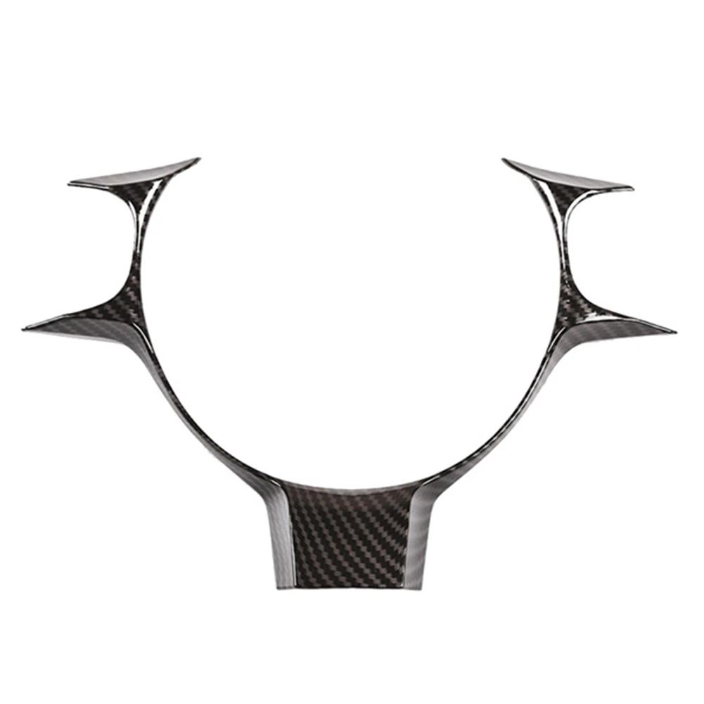 

Car Carbon Fiber Steering Wheel Panel Cover Trim Decoration Frame Sticker for Toyota 86 Subaru BRZ 2017-2021