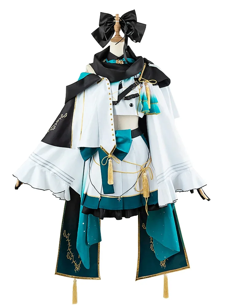 NIJISANJI Vtuber Kaga Sumire косплей костюм Хэллоуин игровой женское платье наряды