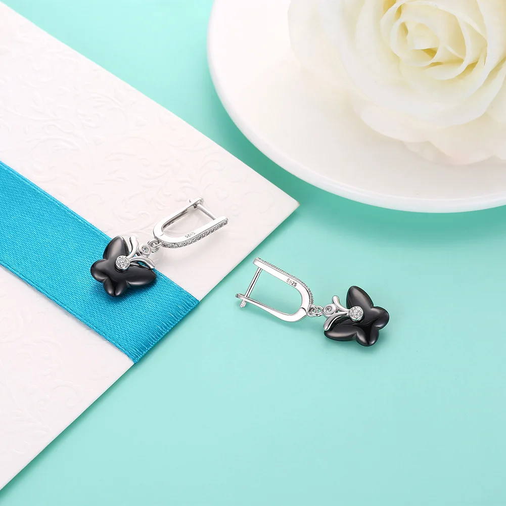 

sterling silver butterfly earrings