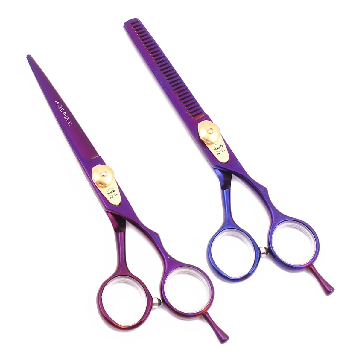 Профессиональные Парикмахерские Ножницы С Фиолетовым Драконом