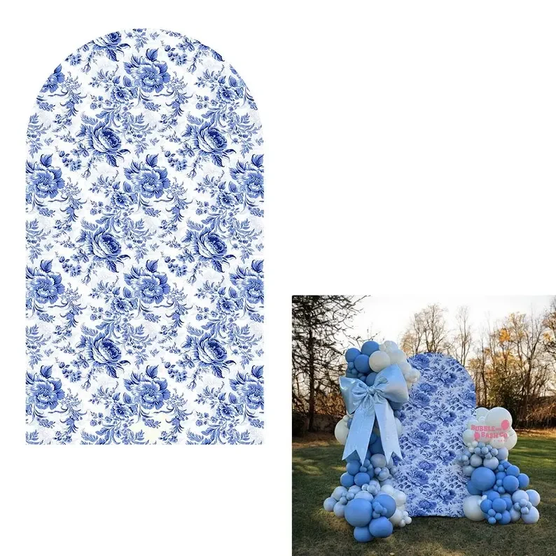 Фон для фотосъемки с цветочным принтом