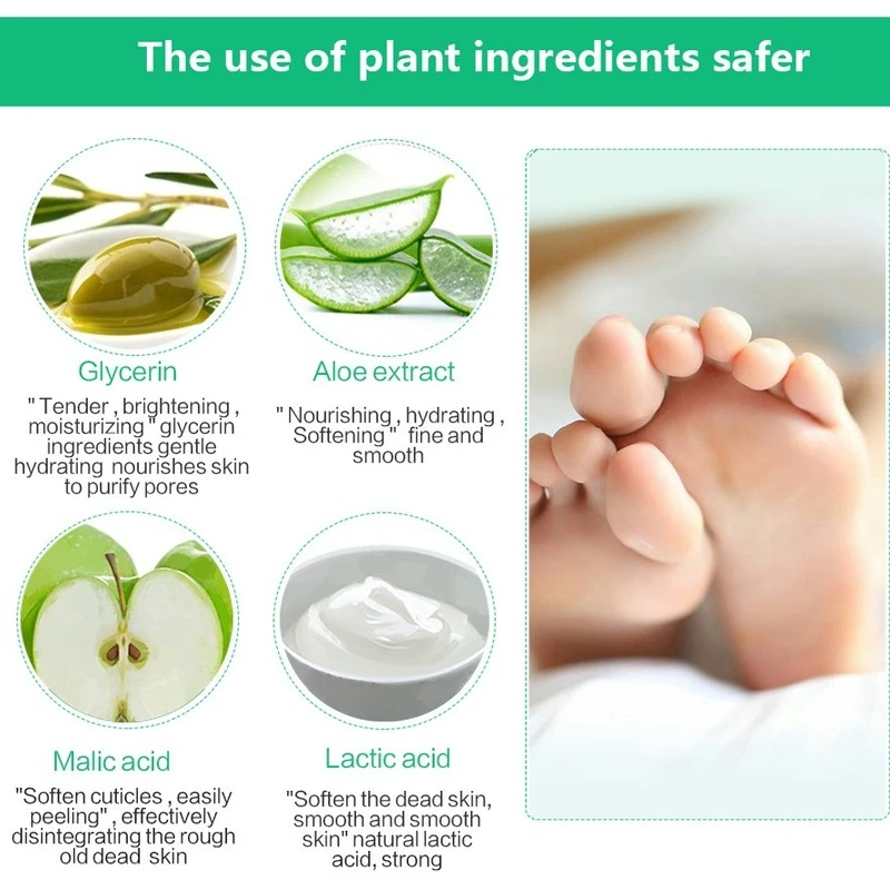 

Exfoliating Feet Mask Exfoliating Foot Mask Socks Pedicure Peeling Dead Skin Remover Feet Mask Peel Moisturizing