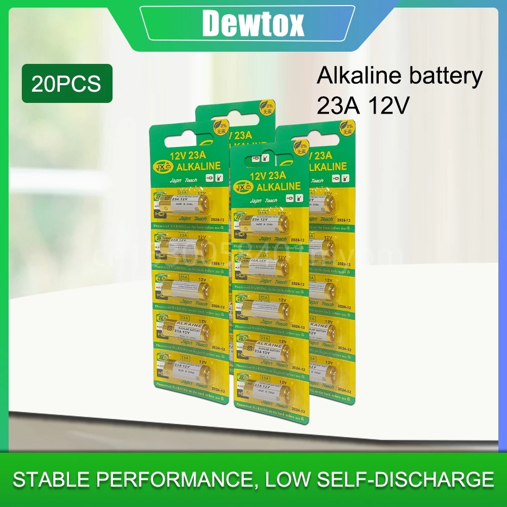 20pcs/Lot Alkaline Battery 12V 23A 23GA A23 A23S E23A EL12 M