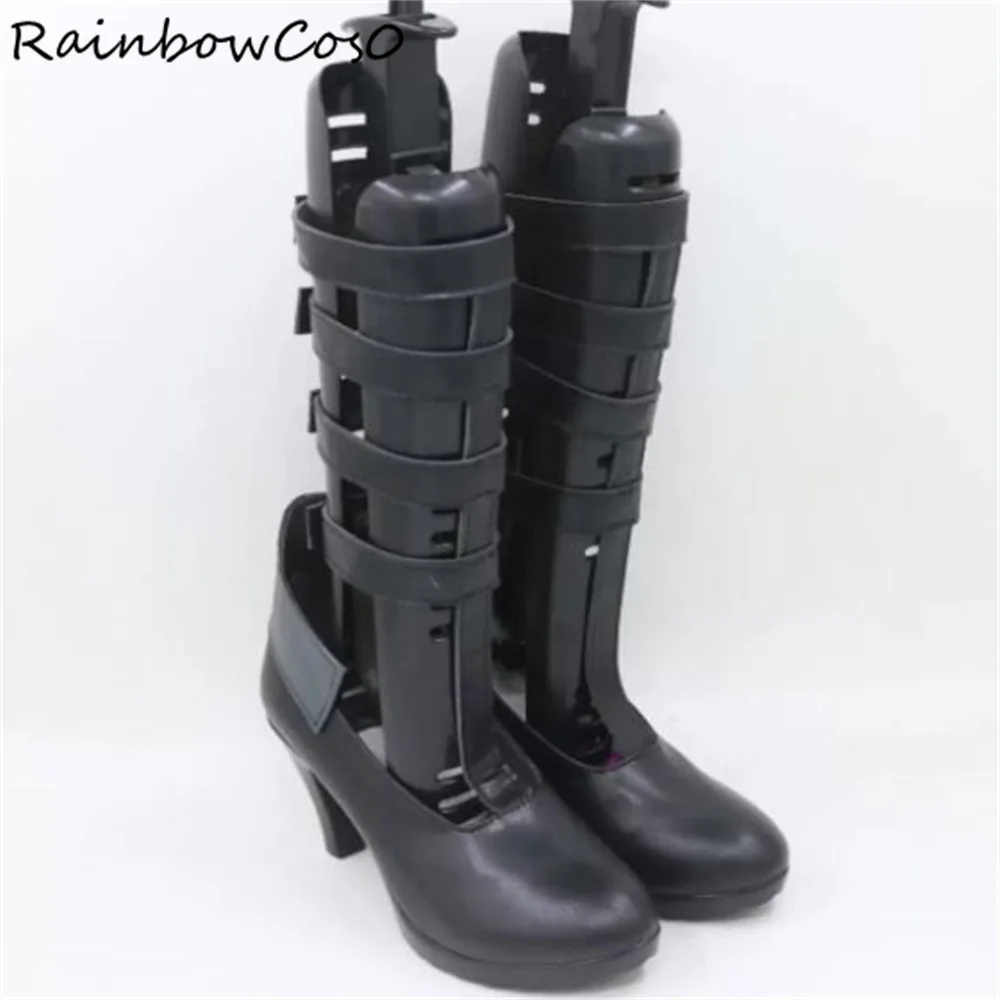 Обувь для косплея Akemi Homura Puella Magi Madoka Magica ботинки игры в искусственном стиле